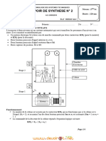 Devoir de Synthèse N°2 - Technologie - 2ème Sciences exp (2009-2010) Mr RHIMI Jalel