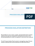 Process Isolation Methods & Procedure