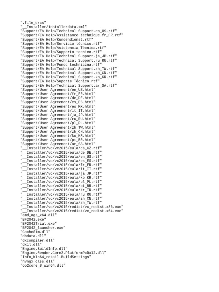 Game Installation and Support Files | PDF | Software | Computing Platforms