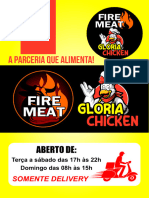 Cardapio Gloriafiremeat