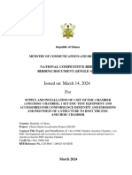 Final Bidding Document For The Supply and Installation of 1 Set of EMC Chamber Anechoic Chamber 1 Set EMC Test Equipment