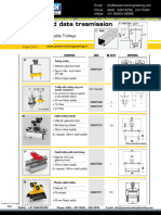 Cable Trolleys For Festoon C-Rail