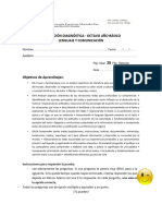 Evaluación Diagnóstica 8° Lenguaje