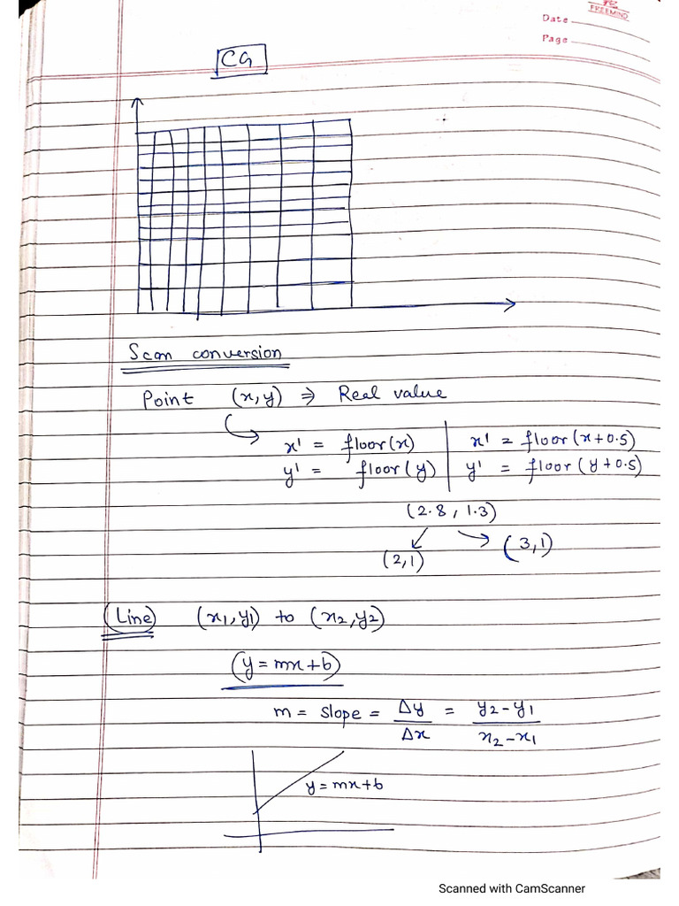 CG Notes Midsem | PDF