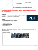 ELEVE - 1ere - Management - Theme 1 - Chapitre 6 - Comment Le Management Permet-Il de Répondre Aux Changements de L'environnement