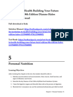 Invitation To Health Building Your Future Brief Edition 8Th Edition Dianne Hales Solutions Manual Full Chapter PDF