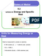 P 7.1. Units of Energy and Specific Heat - 1