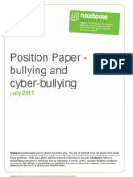 Position Paper - Bullying and Cyber-Bullying