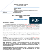 Module 1 Lesson 2 For Stud The Concept of Literacy