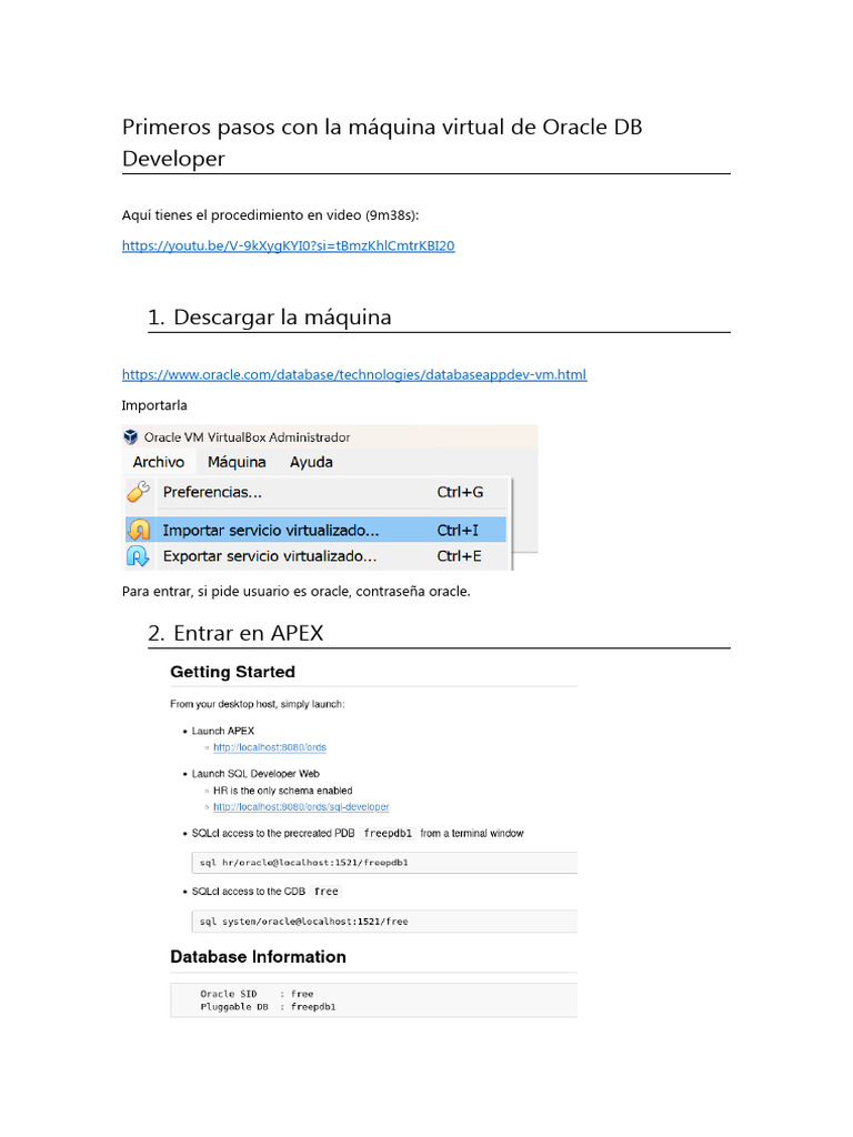 Primeros pasos con la m quina virtual free developer pdf software