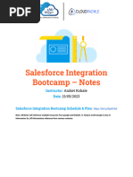 Salesforce Integration Bootcamp Notes