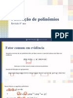 Revisão - Fatoração