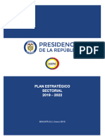 PS Plan Sectorial 2018-2022