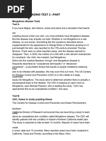 Morgellons Oet Reading