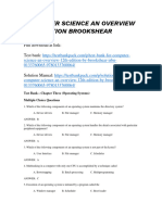 Computer Science An Overview 12Th Edition Brookshear Test Bank Full Chapter PDF