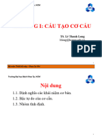 Chương I Cấu tạo cơ cấu