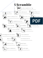 Sports Scramble Activities Promoting Classroom Dynamics Group Form - 91973