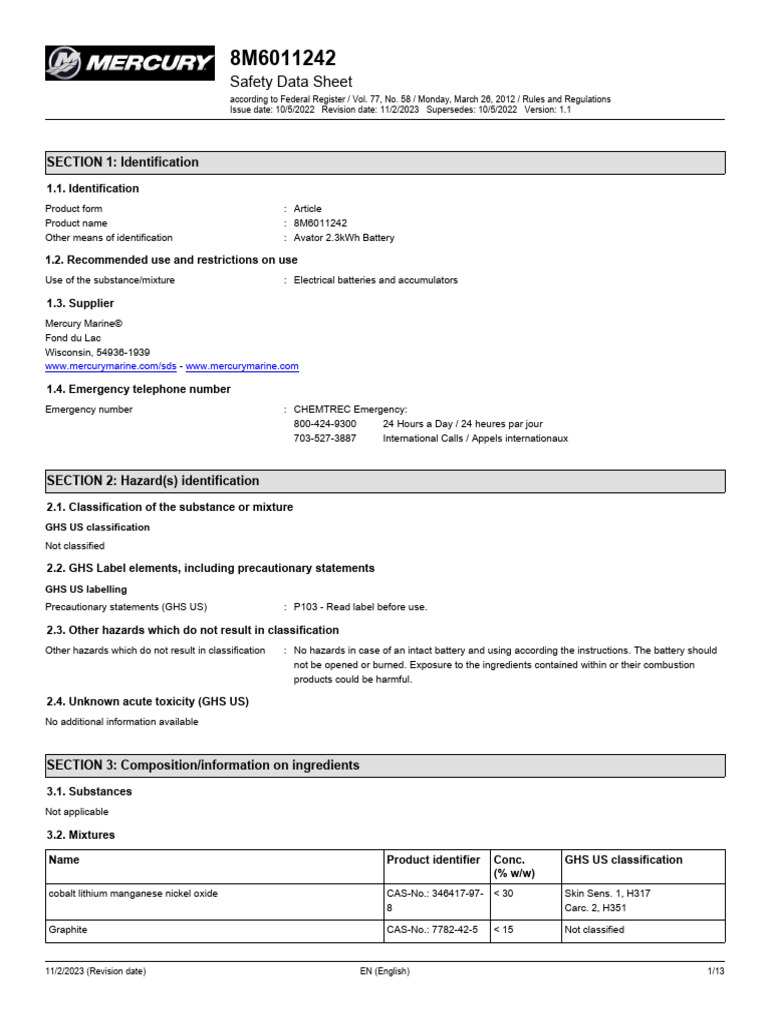 Mm 2 3kwh 8m6011242 en us v1 1 ghs us pdf lithium ion