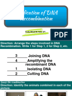 Application of DNA Recombination