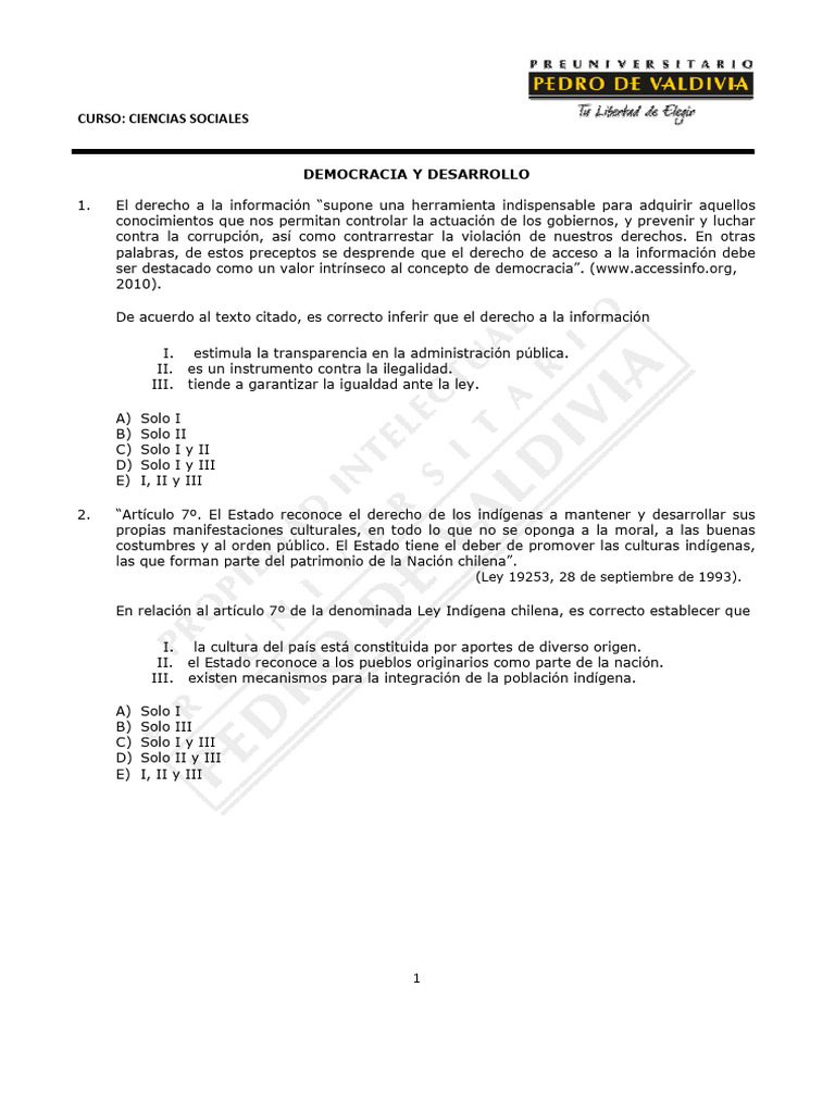 Democracia y Desarrollo en Chile | PDF | Constitución | Estado (política)
