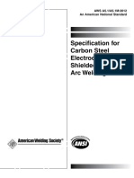 AWS A5.1-A5.1M-2012 - Specification For Carbon Steel Electrodes For Shielded Metal Arc Welding