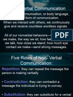 Non Verbal Communication