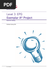 Open EPQ (7993) - Example A Star Project