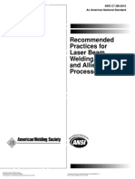 AWS C7.2M-2010-Recommended Practices For Laser Beam Welding, Cutting, and Allied Processes