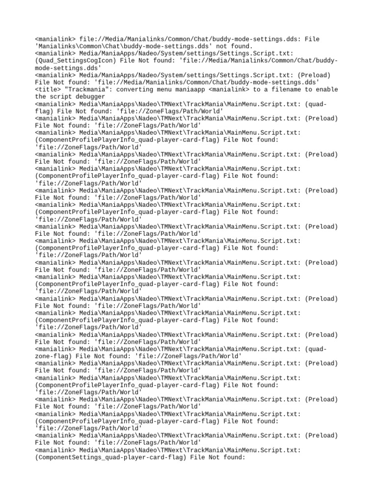 ugcerrorslog-trackmania-game-download-free-pdf-text-file-digital