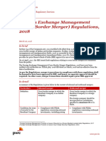 PWC News Alert 26 March 2018 Fema Cross Border Merger