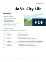 Suburbia vs. City Life