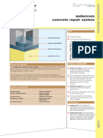 03.000 Webercem Concrete Repair System