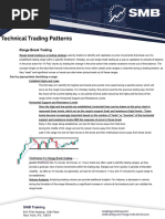 Technical Analysis Range Break Trading Cheat Sheet