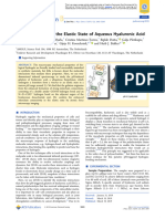 Molecular Origin of The Elastic State of Aqueous HA (G. Giubertoni - 2019)