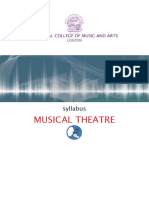 Syllabus Musical Theatre