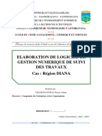 MEMOIRE FIN D'ETUDE (Gestion Numérique Des Suivis Travaux Des Infrastructures)