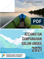 Kecamatan Sampanahan Dalam Angka 2021