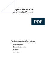 Physical Characterization of Proteins