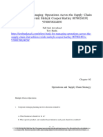 Test Bank For Managing Operations Across The Supply Chain 2Nd Edition Swink Melnyk Cooper Hartley 007802403X 9780078024030 Full Chapter PDF