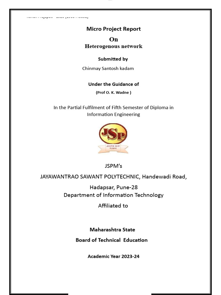 Heterogeneous Network Overview | PDF | Computer Network | Internet Of ...
