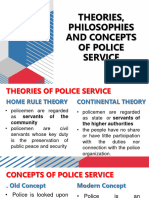 Theory and Philosophy of Police Service
