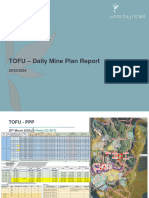 TOFU - Daily Mine Plan Report