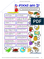 Which Food Am I - Interactive Worksheet