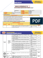 4to Grado Unidad de Aprendizaje Iii - 2022