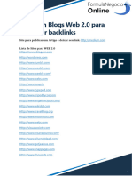 Criação de Backlinks Web 2