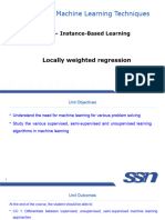 CS8082U4L02 - Locally Weighted Regression
