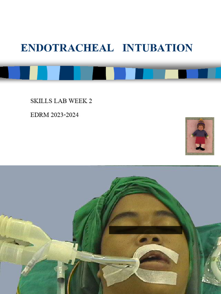 Endotracheal Intubation Overview | PDF | Pulmonology | Diseases And ...