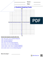 Graphing Four Ordered Puzzle