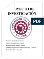 Proyecto de Investigación I - Grupal