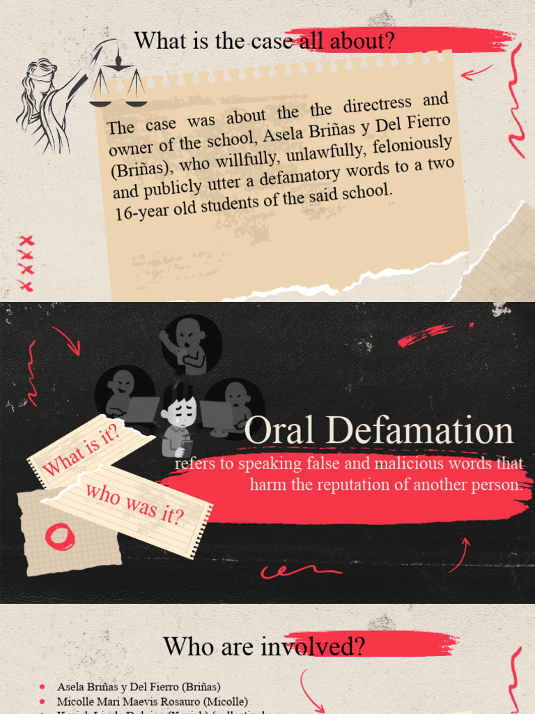 DEFAMATION | PDF | Defamation | Justice